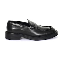 Tuna Eva Taban Hakiki Antik Deri Loafer Erkek Ayakkabı - E3948 Siyah