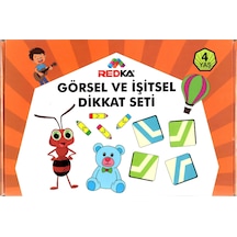Redka Görsel Ve İşitsel Dikkat Seti 4 Yaş