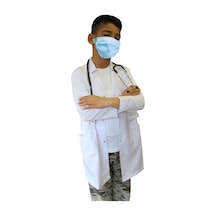 Erkek Çocuk Doktor Önlüğü ( 2 -15 Yaş Aralığı ) Beyaz Önlük