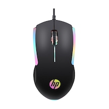 M160 Usb Kablolu Optik Gaming Mouse - Kaydırmaz Rubber Doku & Terletmeyen Soft-touch Yüzey , Rgb Led Aydınlatmalı,1000 Dpı Oyuncu Faresi - Siyah 7zz79aa