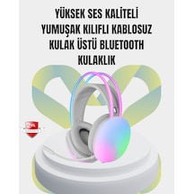 40mm Sürücülü Rgb Kablosuz Kulaklık Oyun Ve Müzik İçin