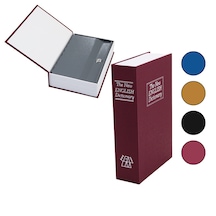 Büyük 240x155x55mm Kitap Modeli Kilitli Kasa - Kumbara 4801