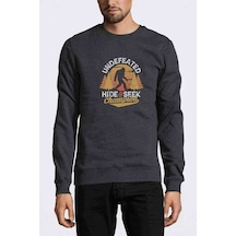 Silhouette Undefeated Hide And Seek World Baskılı Erkek Sweat (528967566)