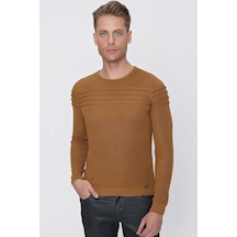 Tr 849 Slim Fit Taba Klasik Triko Taba