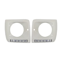 Autogp Mercedes W463 G65 Far Çerçevesi Ledli Takım Tk 06-w463-g65-çerçeve