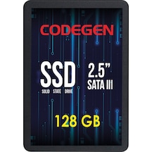 CODEGEN 128GB CDG-128GB-SSD25 560- 500MB/s SSD SATA-3 Disk