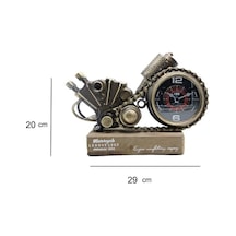 Masa Saati Motor 29.5cm Çok Renkli