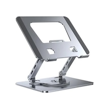 360 Derece Dönen Tabanlı Katlanabilir Laptop Standı - Alüminyum