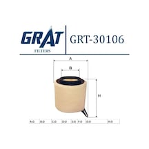 Grat 30106 Hava Filtresi Bmw N42-43-45-46 E81-e82-e87-e88