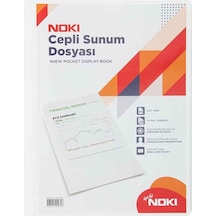 Noki Sunum Dosyası Cepli 40 Lı Beyaz Çok Renkli
