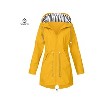 Kadınlar İçin Büyük Beden Outdoor Ceketler Sarı