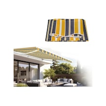 Bu Veranda Tente Kumaşının Değiştirilmesi 2,5 X 1,5 M %100 Polyester Gölgelik Örtüsü, Güneşlik, Uv Koruma Diğer