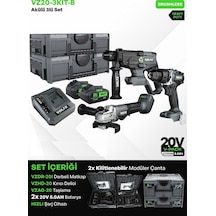 Voltz Vz20-3kıt-b Akülü Üçlü Set