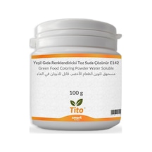 Yeşil Gıda Renklendiricisi Toz Suda Çözünür E142 100 G