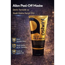 Altın Peel Off Maske 150 Ml Derin Temizleyici Siyah Nokta Karşıtı Cilt Arındırıcı Yüz Maskesi