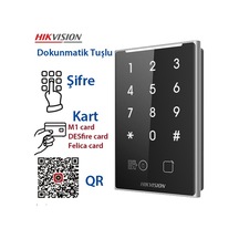 Hıkvısıon K1109dkb-qr Mıfare+nfc+desfıre Kart Dokunmatik Geçiş Kontrol Terminali