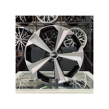 19 İnç 5x112 Audi A3 A4 A5 A6 A8 Black Silver Diamon Jant Takımı 4adet