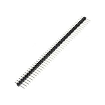 40 Pin 2.54 Mm Tek Sıra Erkek Header - Siyah