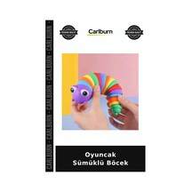 Oyuncak Sümüklü Böcek Dokunsal Deneyim Eğitici Set Renkli Eğlence