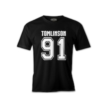 Louis Tomlinson - 91 Logo Siyah Erkek Tshirt