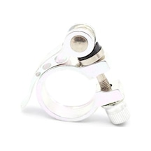 Fochsia Gümüş Tarzı Alüminyum Ultrahafif Sele Boru Kelepçesi - 31,8 Mm, Kadın Yol Bisikleti A Modeli Altın