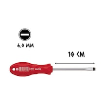 Cer-pa Norm X-plus Tornavida Mıknatıslı Düz Uçlu 6.0 - 10 Cm.