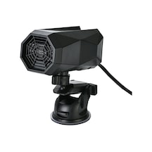 Symbee 12v Siyah Araç Isıtıcı: Cam Buhar/frost Temizleyici, Süction Cup+taban, Hızlı Isıtmа, 360 Ayarlanabilir, 150w, Taşınabilir