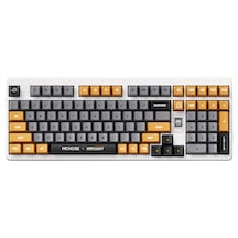 Mchose X Unbox Therapy Ut98 Retro Therapy %98 Silent Peach V3 Switch Hotswap Rgb Kablosuz İngilizce Mekanik Gaming Klavye Hw-ut98-4