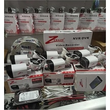 6 Li Kamera Seti Hazır Full Sistem Araç Ve Yüz Algilamali-135593