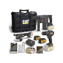Cat DXK302 DX1010 + DX2150 + DX3131 3 Parça Kombo Set + 39 Parça Aksesuar Seti