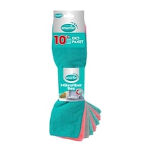 Mikrofiber Temizlik Bezi 10 Lu Çok Renkli