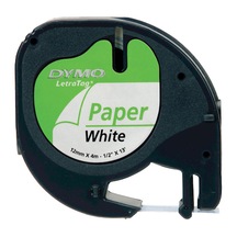 Dymo 59421 Letratag Kağıt Şerit Etiket Beyaz 12 MM x 4 M
