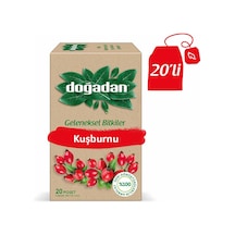 Doğadan Kuşburnu Meyve Poşet Çay 20'li 50 G