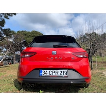 Seat Leon Mk3 Fr 2013- Difüzör (plastik) Arka Tampon Ek-difüzör