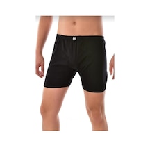 0111 Tutku Erkek Ribana Arjantin Paçalı 6 Lı Boxer Siyah