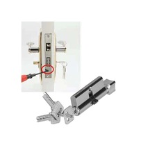 Shineyee Alüminyum-demir Alaşımlı Ev İçi Güvenlik Kilidi, 3 Anahtarlı, 35-50mm Kalınlık Kapılara Uygun, Dayanıklı Ve Kolay Kurulum A06