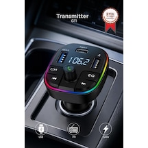Transmitter Şarj Özellikli Dijital Göstergeli Bluetooth G11 Siyah Aksesuar Seyahat Enerji