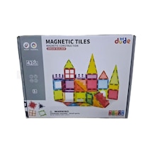 Manyetik Bloklar Tiles Renkli 42 Parça Manyetik Bloklar Yapı Magnetic Bloklar