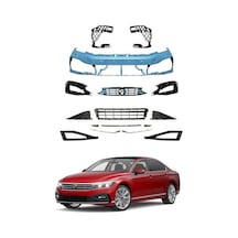 Volkswagen Passat B 8.5 R Line Ön Tampon ve Panjur   Seti