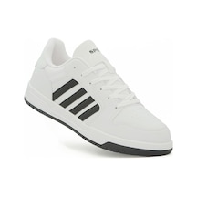 Letao Unisex Günlük Spor Ayakkabı Koşu Yürüyüş Sneaker Beyaz Siyah