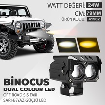 Binocus Çift Renkli Universal Off Road Sis Farı Mini Spot Lens Le