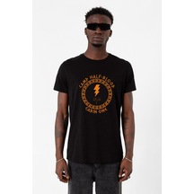 Camp Half Blood Zeus Siyah Erkek Tshirt Çok Renkli
