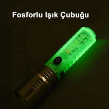 2023 Seri 8 Mod Şarjlı Yeni Nesil El Feneri Wt-609 Çokrenkli