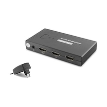 Hadron Hdx1373 2 Port + 4- Hdmi Kvm Switch Usb Hdmi Kablolu Siyah