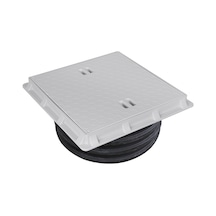 400Mm Koruge Boru Uyumlu Çerçeve + Düz Kapak