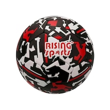 Mey İthalat Desenli Futbol Topu No:5 Siyah