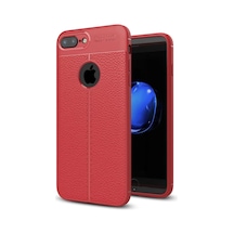 Newface Apple İphone 7 Plus Kılıf Auto Focus Kapak - Kırmızı