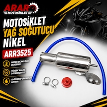 Motosiklet Yağ Soğutucu Nikel -arr3525