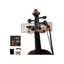 Keman Stand + Tel Takımı+ Reçine Rosin + Köprü Tam Boy +ahşap Su