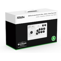 8bitdo Arcade Stick Kablosuz Xbox Series, Xbox One Series Ve Pc Uyumlu Beyaz
